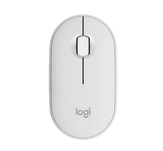 עכבר לוג׳יטק Logitech Pebble Wireless Mouse M350S - Tonal White