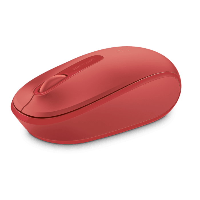 Microsoft Wireless Mobile Mouse 1850 (Red)