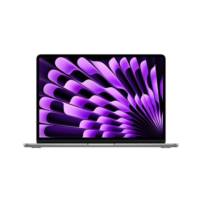 מקבוק אייר Apple MacBook Air 13" MXCR3LL/A M3 8C CPU 10C GPU, 16GB, 512GB SSD, Space Gray, US Layout - דור אחרון
