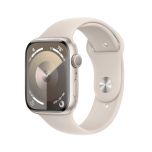 שעון אפל Apple Watch Series 9 GPS 45mm Starlight Aluminum Starlight Sport Band M/L MR973QI/A