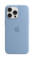 כיסוי סיליקון לאייפון 15 פרו מקס iPhone 15 Pro Max Silicone Case with MagSafe - Winter Blue
