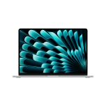 מקבוק אייר Apple MacBook Air 15" MRYQ3HB/A M3 8C CPU 10C GPU, 8GB, 512GB SSD, Silver, EU Layout - דור אחרון
