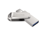 זיכרון נייד למכשירי אפל, אנדרואיד ואייפון SanDisk Ultra Dual Drive Luxe USB Type-C 256GB - 150MB/s Flash Drive SDDDC4-256G-G46
