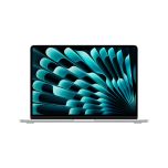 מקבוק אייר Apple MacBook Air 13" Z1B8-CTO8-HB M3 8C CPU 10C GPU, 24GB, 512GB SSD, Silver, EU Layout - דור אחרון