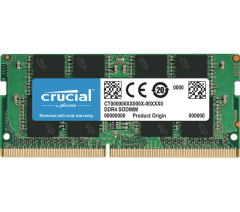 הרחבת זיכרון מקומית ל Crucial 16GB DDR4 SODIMM - 3200 (RAM Upgrade) CT16G4SFRA32A 