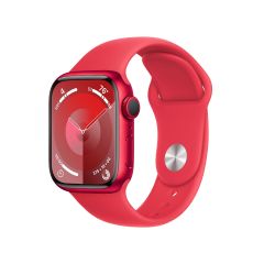 שעון אפל Apple Watch Series 9 GPS 41mm (PRODUCT)RED Aluminum (PRODUCT)RED Sport Band M/L MRXH3QI/A