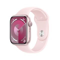 שעון אפל Apple Watch Series 9 GPS 45mm Pink Aluminum Light Pink Sport Band M/L MR9H3QI/A