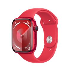 שעון אפל Apple Watch Series 9 GPS 45mm (PRODUCT)RED Aluminum (PRODUCT)RED Sport Band M/L MRXK3QI/A