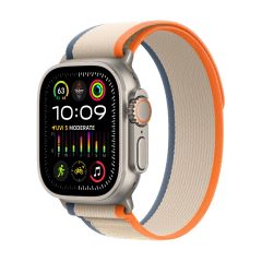 שעון אפל Apple Watch Ultra 2 GPS + Cellular 49mm Titanium Orange/Beige Trail Loop MRF13HB/A