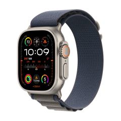 שעון אפל Apple Watch Ultra 2 GPS + Cellular 49mm Titanium Blue Alpine Loop MREK3HB/A
