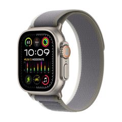 שעון אפל Apple Watch Ultra 2 GPS + Cellular 49mm Titanium Green/Grey Trail Loop MRF33HB/A