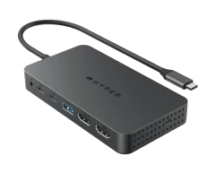 תחנת עגינה HyperDrive Next Dual 4K HDMI 7 Port USB-C Hub