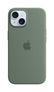 כיסוי סיליקון לאייפון 15 iPhone 15 Silicone Case with MagSafe - Cypress
