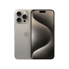 אייפון 15 פרו מקס Apple iPhone 15 Pro Max 512GB Natural Titanium MU7E3HX/A