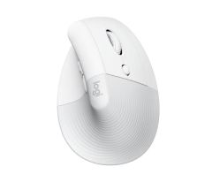 Logitech Lift Vertical Ergonomic Mouse for Mac - Off White 