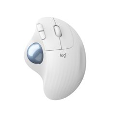 עכבר לוג׳יטק Logitech M575 Ergo Trackball - White