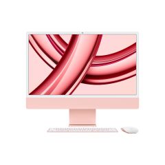 איימק Apple 24" iMac Retina 4.5K MQRD3HB/A M3 8C CPU 8C GPU, 8GB, 256GB SSD, Pink - Late 2023 - דור אחרון