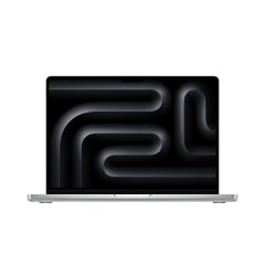מקבוק פרו Apple MacBook Pro 14" MR7J3HB/A M3 8C CPU 10C GPU, 8GB, 512GB SSD, Silver, EU Layout - Late 2023 - דור אחרון