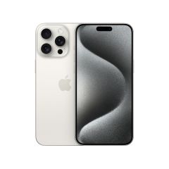 אייפון 15 פרו מקס Apple iPhone 15 Pro Max 1TB White Titanium MU7H3HX/A