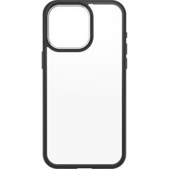 כיסוי שקוף/שחור לאייפון 15 פרו מקס, OtterBox Clear/Black React Case for iPhone 15 Pro Max