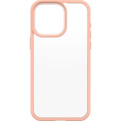 כיסוי שקוף/אפרסק לאייפון 15 פרו מקס, OtterBox Clear/Peach React Case for iPhone 15 Pro Max