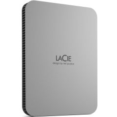 כונן אחסון חיצוני 4 טרה LaCie Mobile External Hard Drive 4TB USB-C Silver STLP4000400